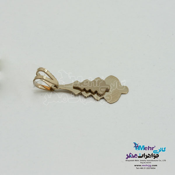 آویز طلا - طرح کاج