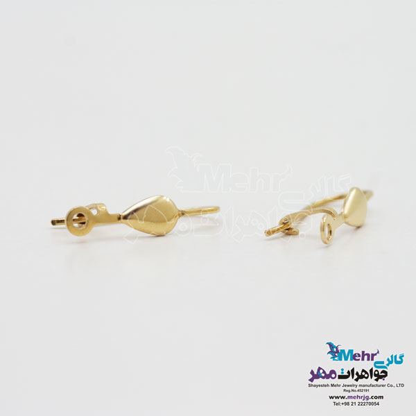 قفل گوشواره عصایی طلا