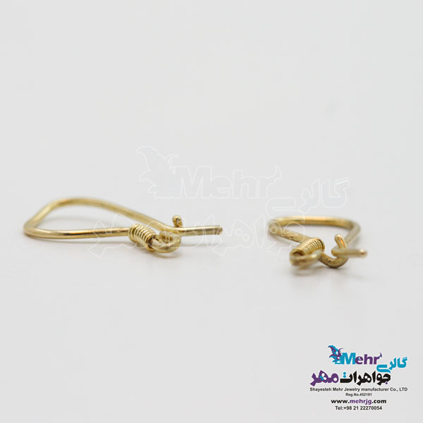 قفل گوشواره عصایی طلا
