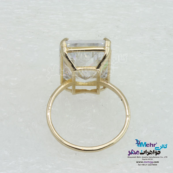 انگشتر طلا - طرح هندسی