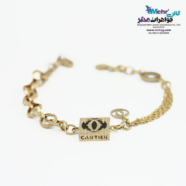 دستبند طلا - طرح کارتیه