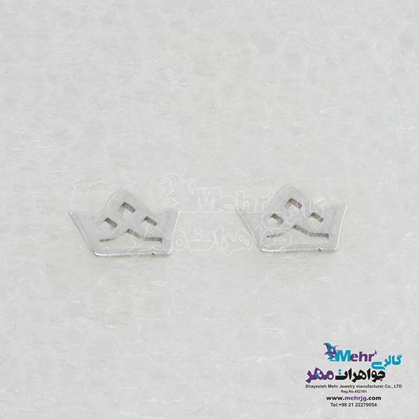 گوشواره طلا - طرح تاج