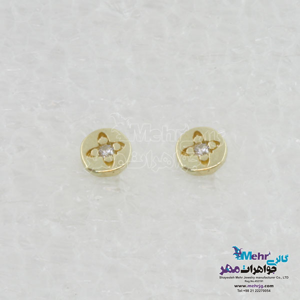 گوشواره طلا - طرح ون کلیف