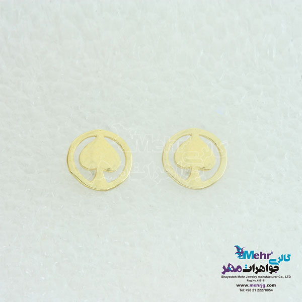گوشواره طلا - طرح پیک