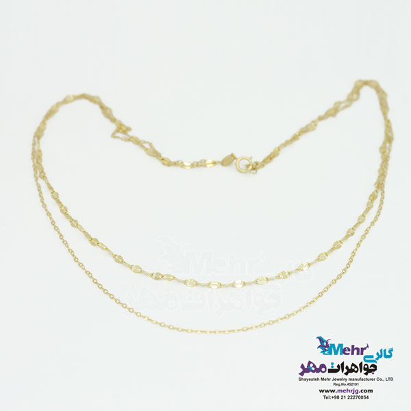 گردنبند طلا - طرح استار