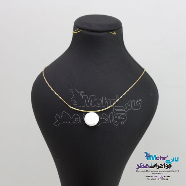 گردنبند طلا - طرح منحنی