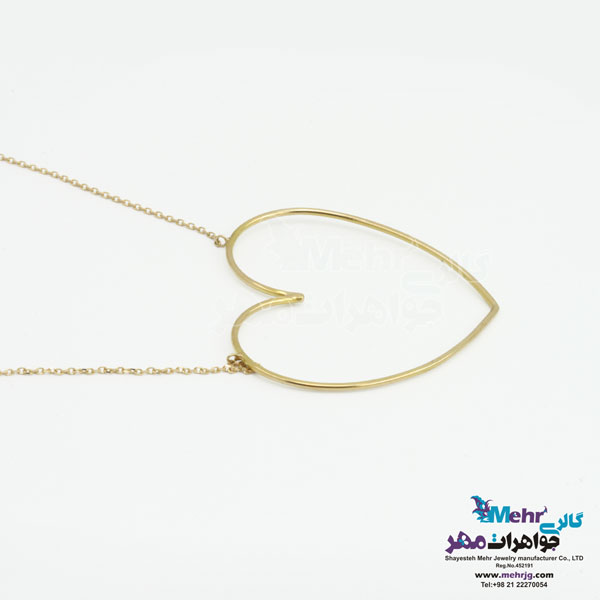 گردنبند طلا - طرح قلب