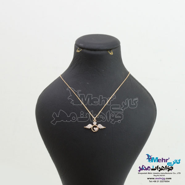 گردنبند طلا - طرح بال فرشته