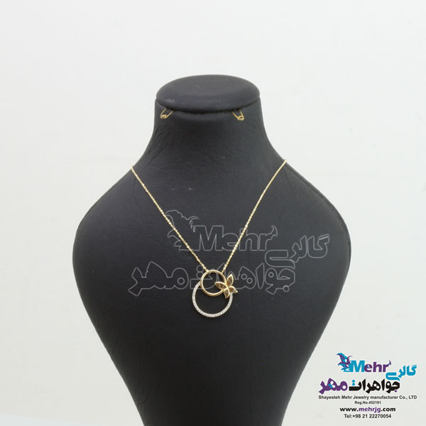 گردنبند طلا - طرح پروانه