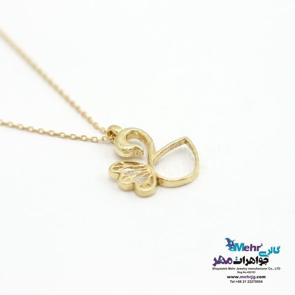 گردنبند طلا - طرح قو