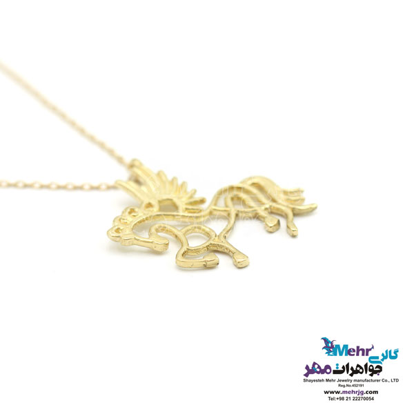 گردنبند طلا - طرح اسب بالدار