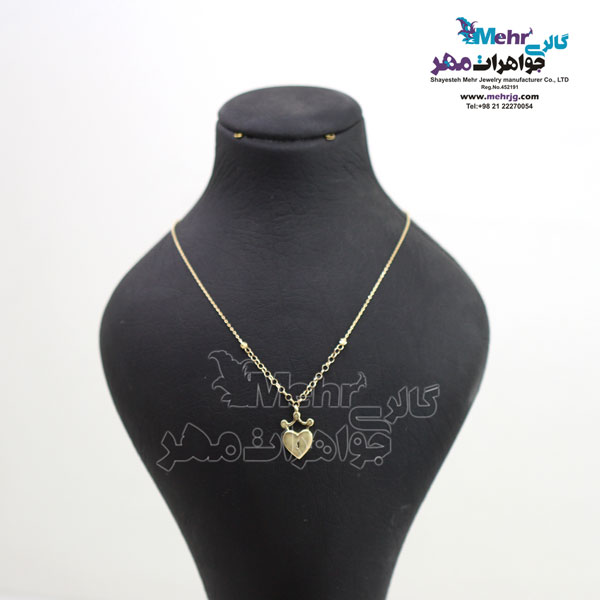 گردنبند طلا - طرح قلب