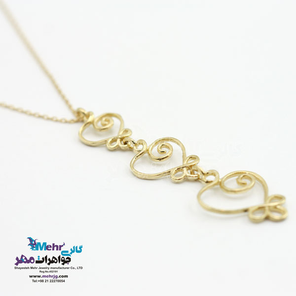گردنبند طلا - طرح قلب