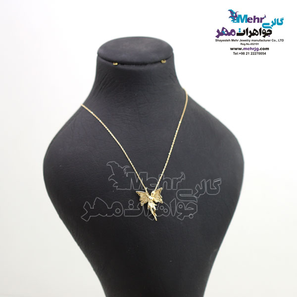 گردنبند طلا - طرح بالرین