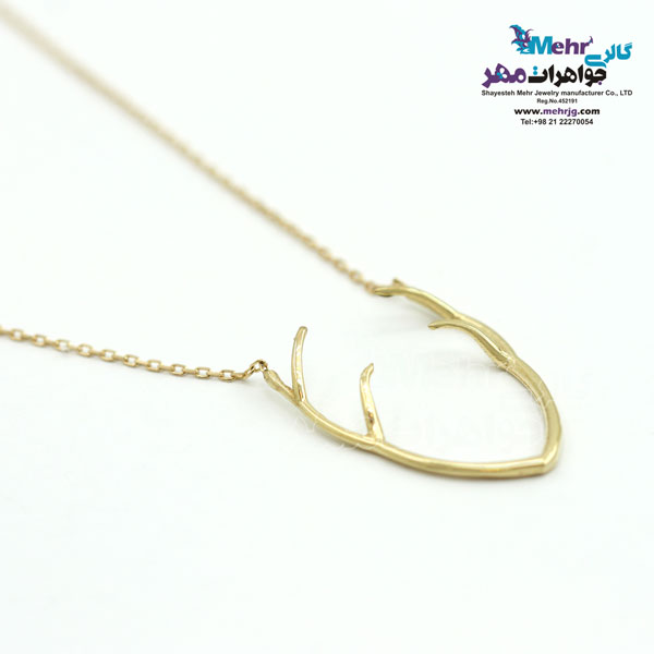 گردنبند طلا - طرح شاخ گوزن