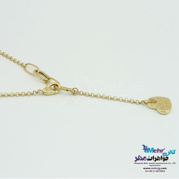 گردنبند طلا - طرح قلب