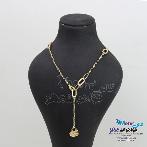گردنبند طلا - طرح قلب