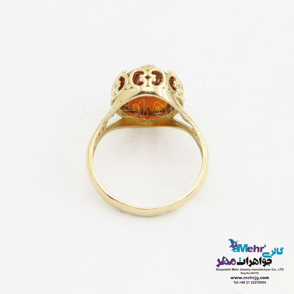 انگشتر طلا - طرح تاج