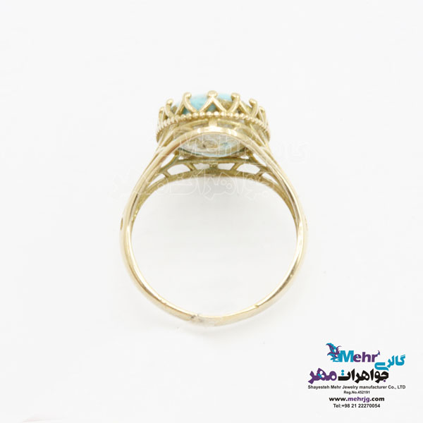 انگشتر طلا - طرح تاج