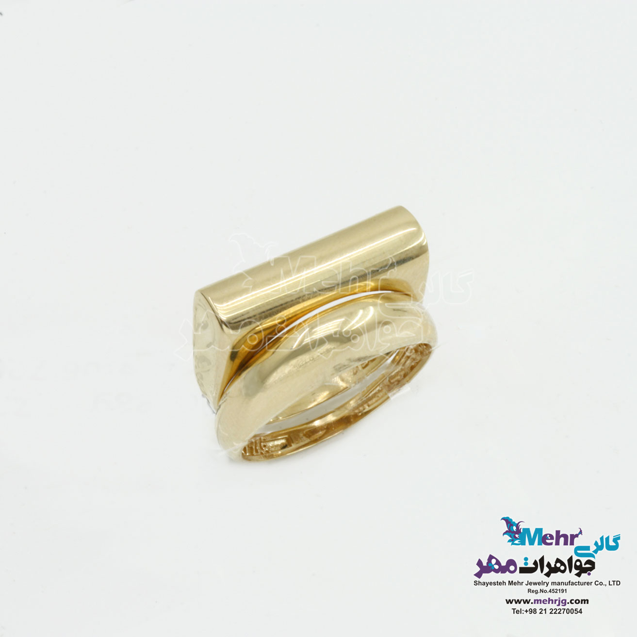 انگشتر طلا - طرح دامله