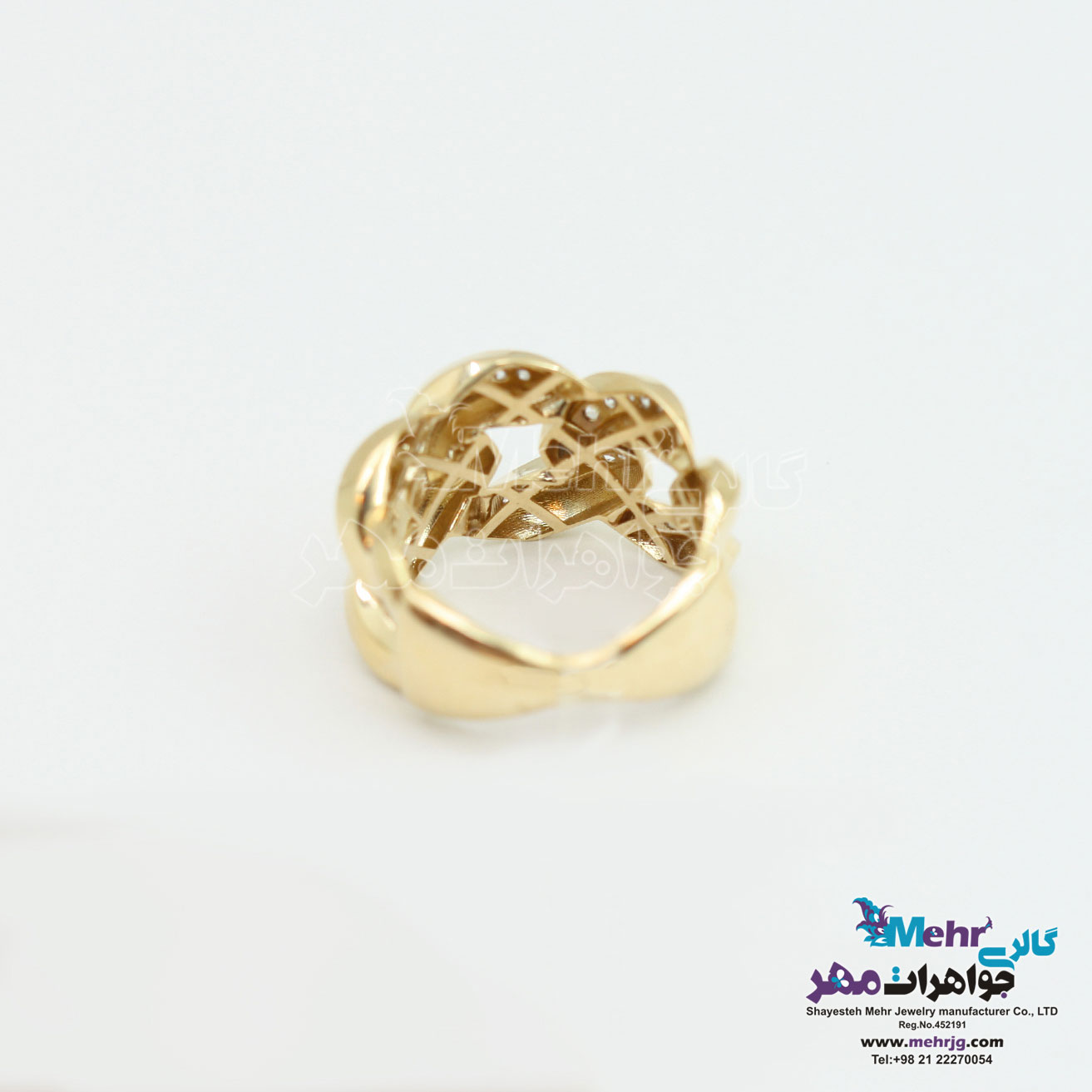 انگشتر طلا - طرح کارتیه