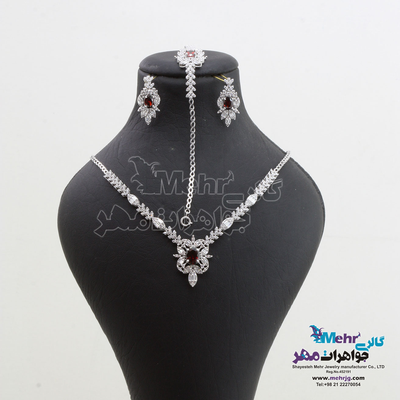 سرویس طلا - گردنبند - دستبند - گوشواره - طرح گندمی