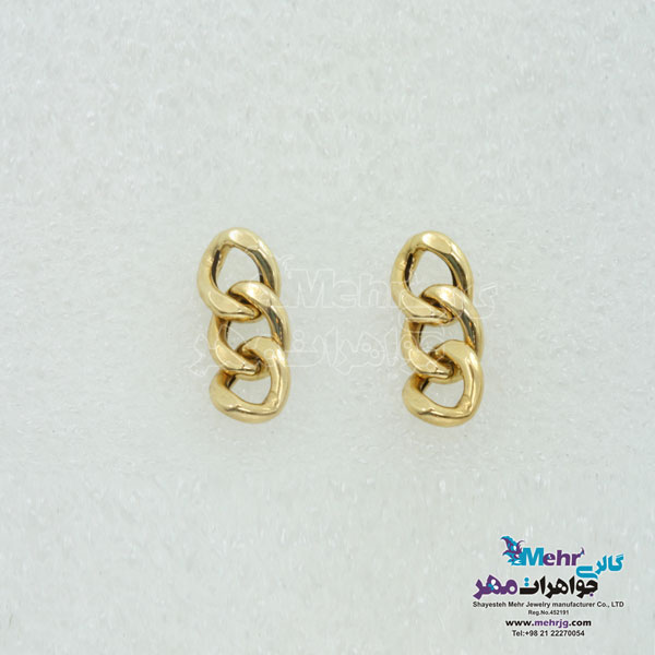 گوشواره طلا - طرح کارتیه
