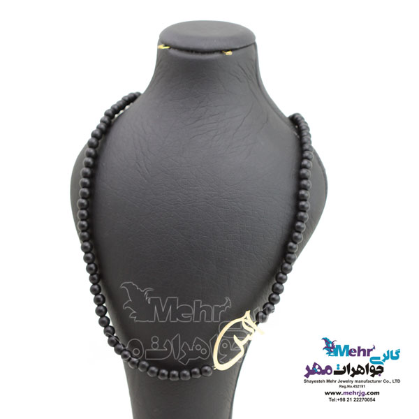 گردنبند رولباسی طلا  - طرح حس