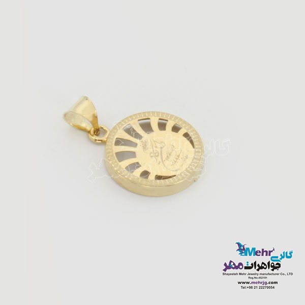 آویز طلا - طرح و ان یکاد