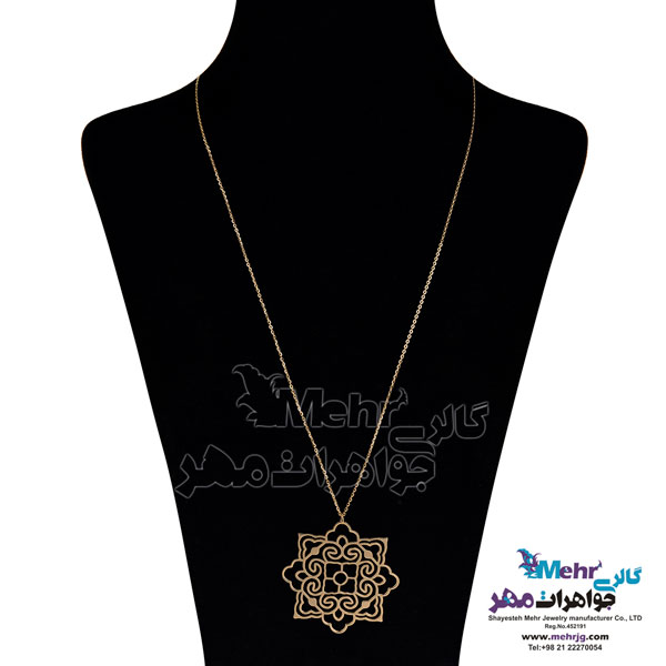 گردنبند طلا - طرح اسلیمی