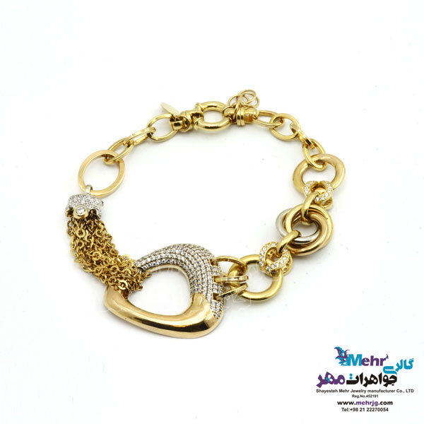 دستبند طلا - طرح هندسی