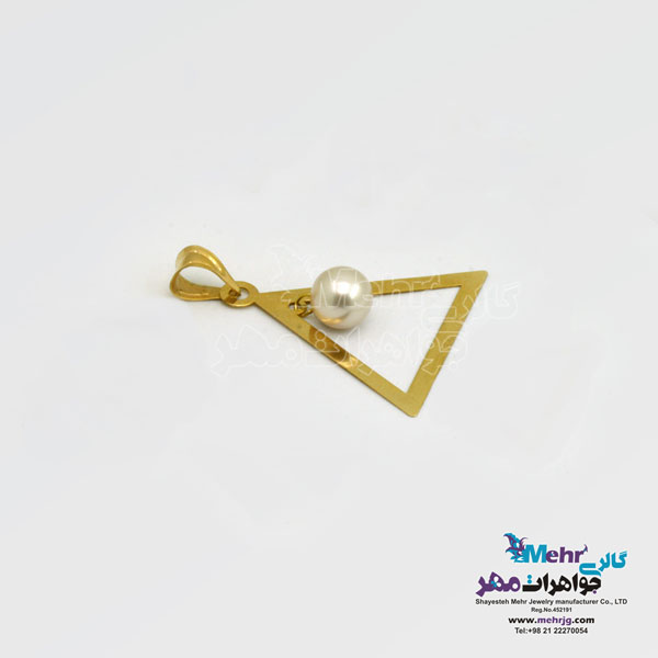 آویز طلا - طرح هندسی