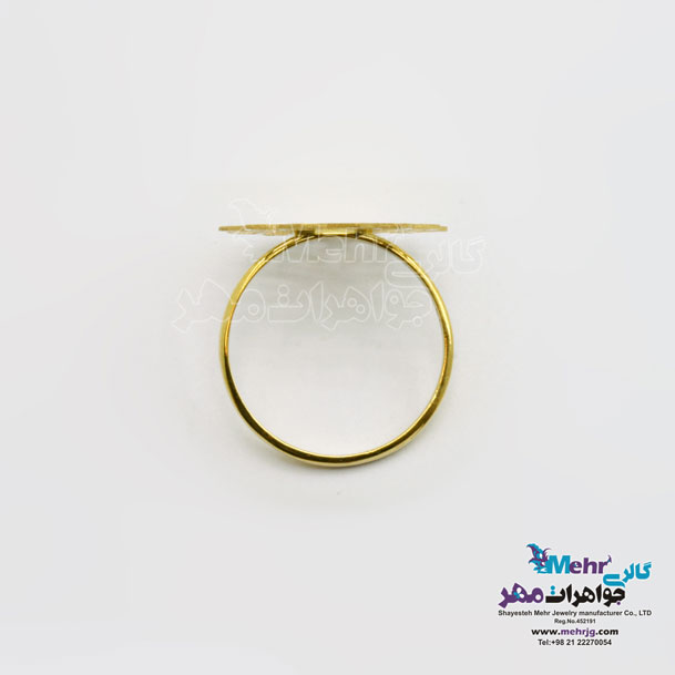 انگشتر طلا - طرح شمسه