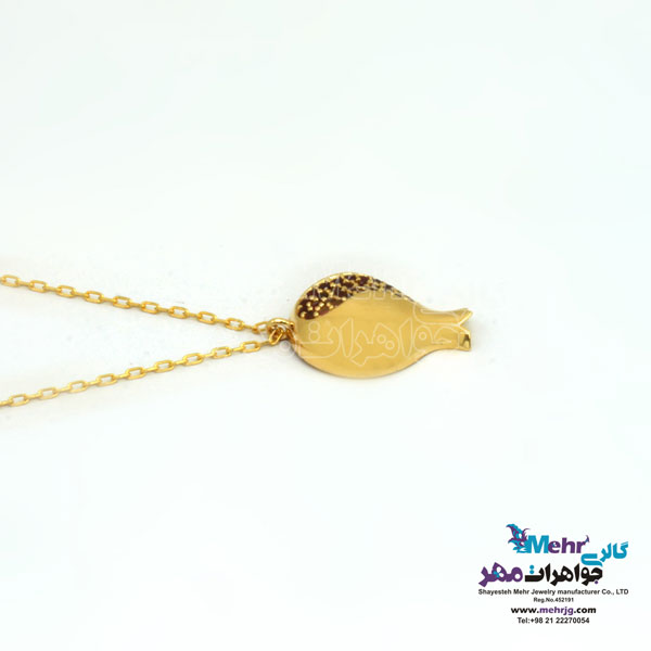 گردنبند طلا - طرح انار