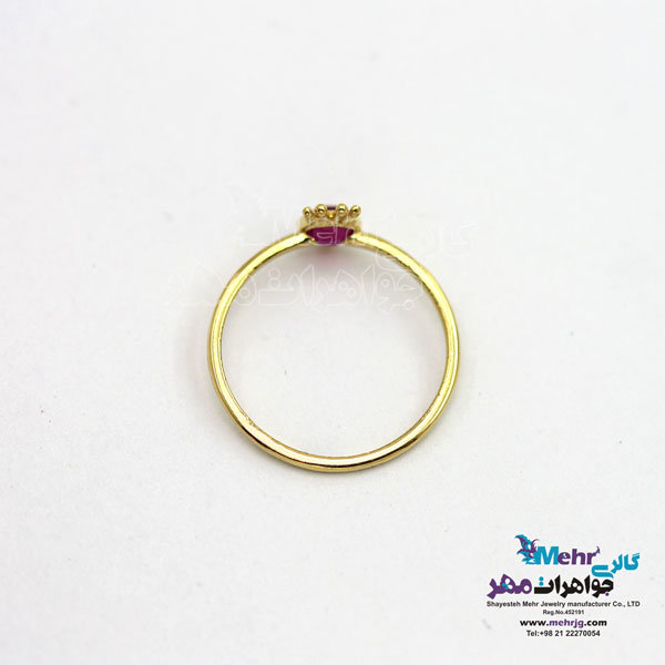 انگشتر طلا - طرح انار