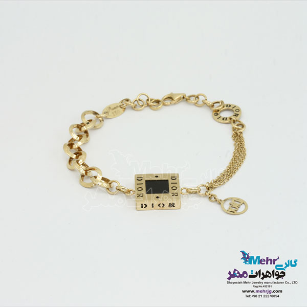 دستبند طلا - طرح دیور
