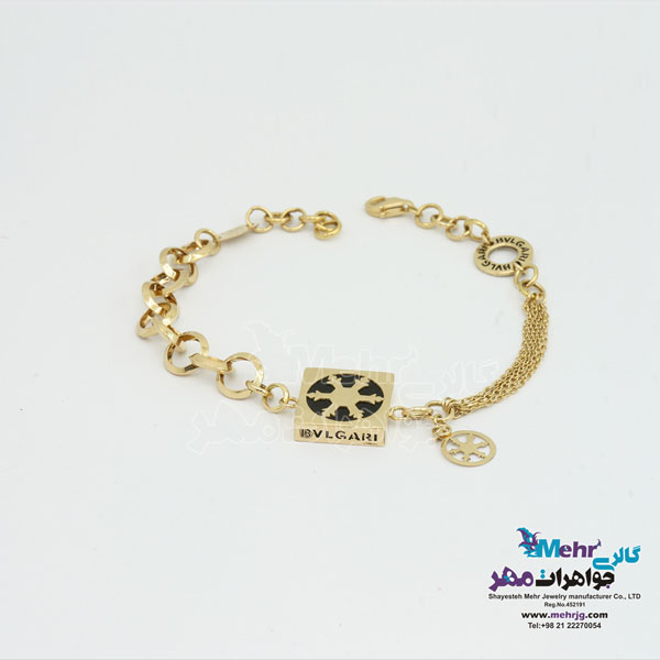 دستبند طلا - طرح بولگاری