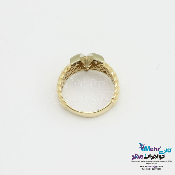 انگشتر طلا - طرح  V