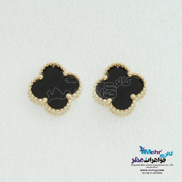 گوشواره طلا - طرح ونکلیف اونیکس