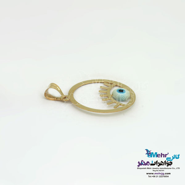 آویز طلا - طرح چشم نظر