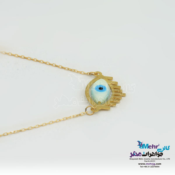گردنبند طلا - طرح چشم نظر
