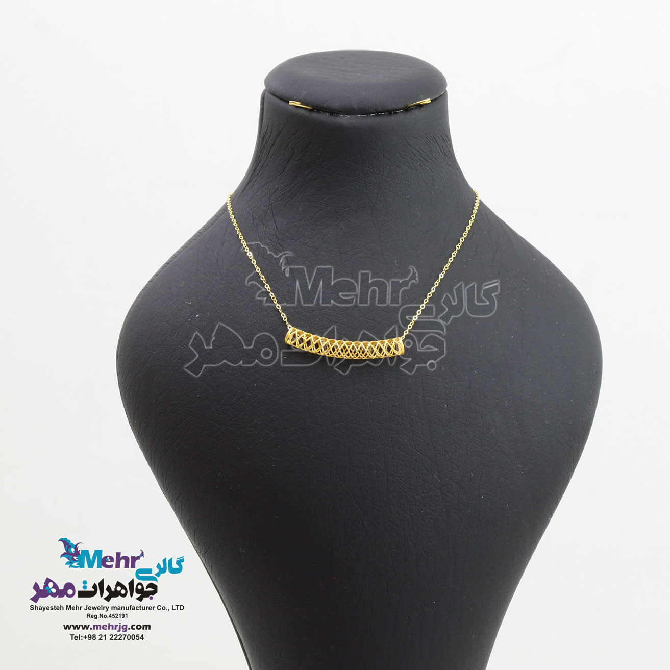 گردنبند طلا - طرح لوله ای