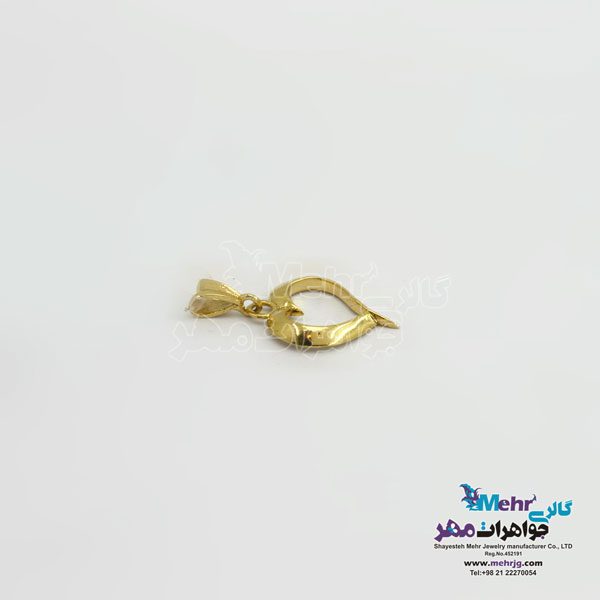 آویز طلا - طرح قلب