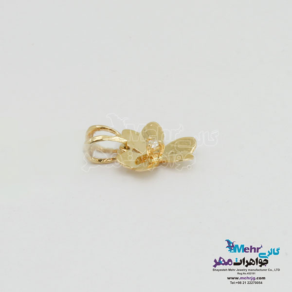 آویز طلا - طرح شبدر