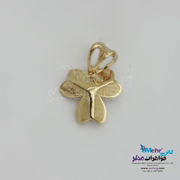 آویز طلا - طرح شبدر