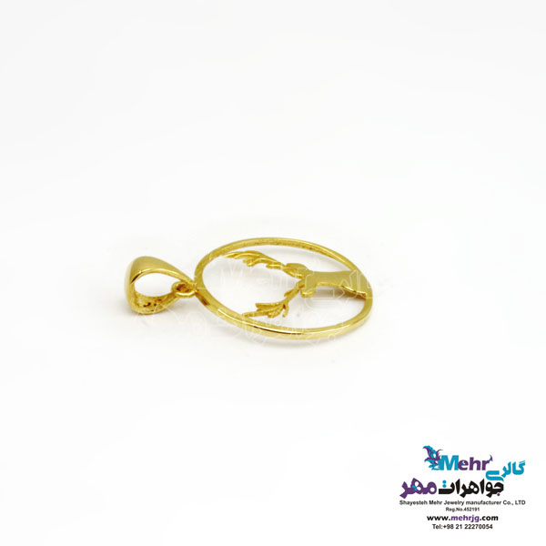 آویز طلا - طرح گوزن
