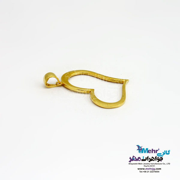 آویز طلا - طرح قلب