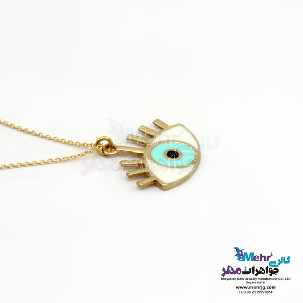 گردنبند طلا - طرح چشم نظر