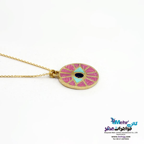 گردنبند طلا - طرح چشم نظر