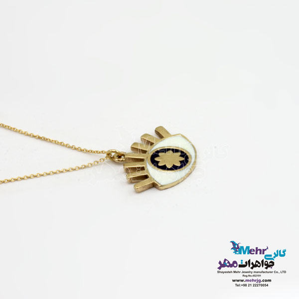 گردنبند طلا - طرح چشم نظر